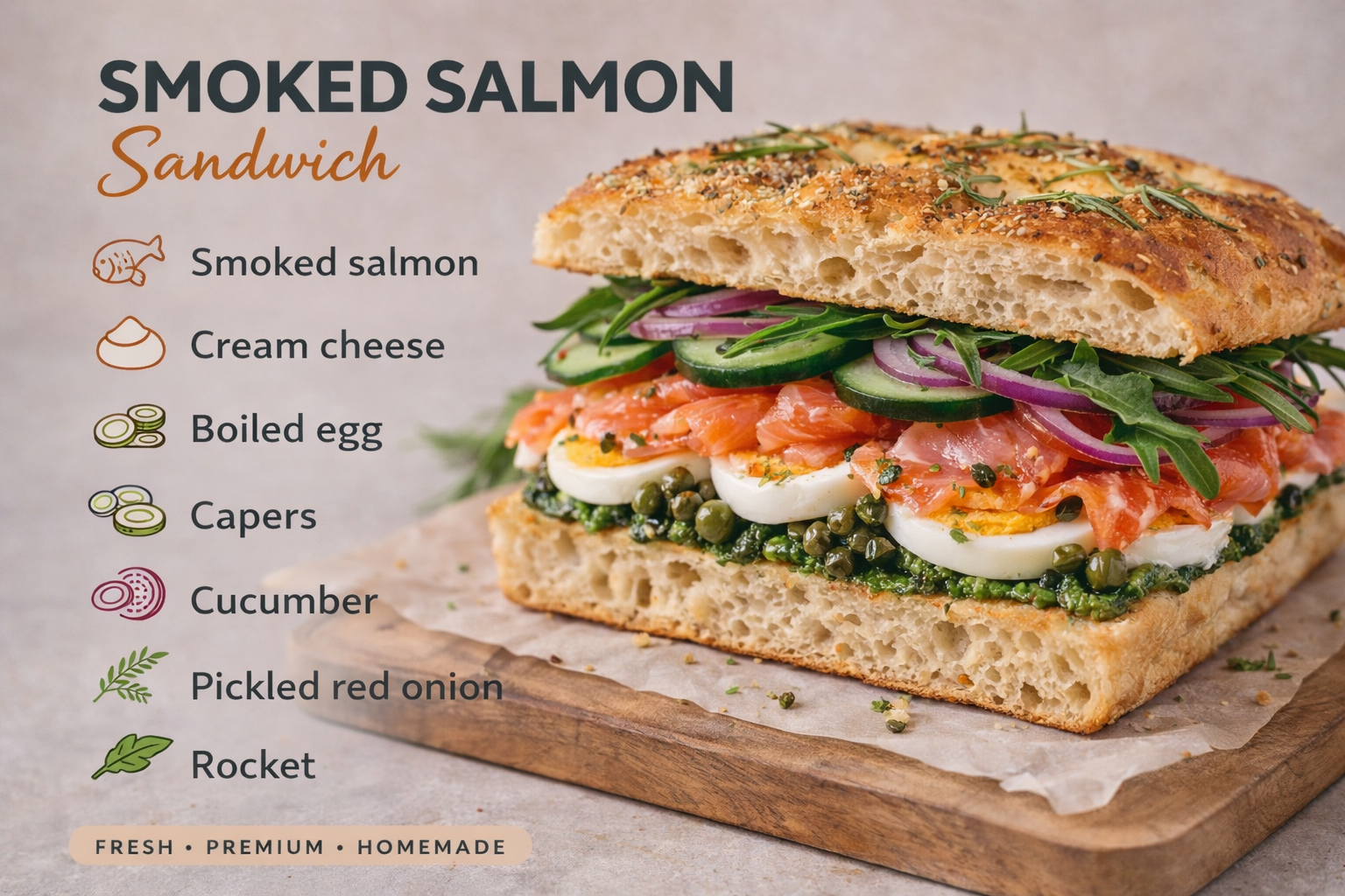 SALMON & CREAM CHEESE