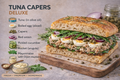 Focaccia Tuna capers