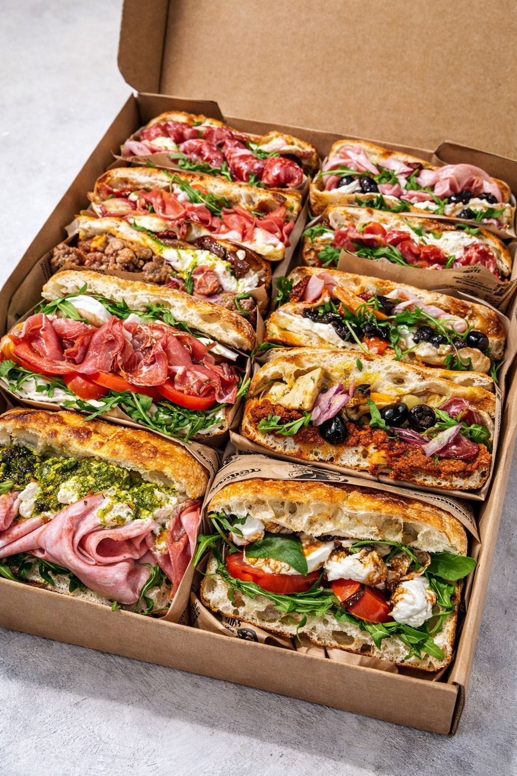 Focaccia Catering Box